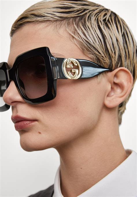 gucci gg oversized square acetate sunglasses|gucci oversize rectangular sunglasses.